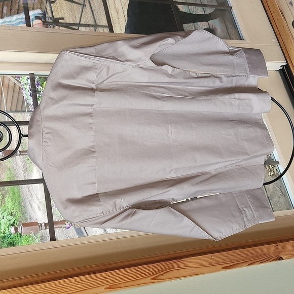 Hartwell Khaki Long Sleeve Casual Button Down Sz. M Shirt - Picture 5 of 10